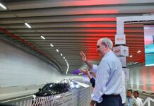 Presidente Abinader inaugura el túnel de la Plaza de la Bandera que cambia la salida hacia el Sur