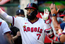 Hit de Grissom y pelotazo a Adell dan a Angels triunfo ante Cardinales