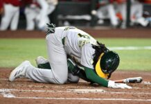 El sencillo emergente de McNeil en el 7mo inning da a los A’s triunfo ante Diamondbacks