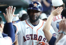Álvarez pega jonrón de 2 carreras en la 9na y Astros deja tendido a Rays; Caminero la saca