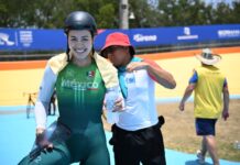 Lux Gaxiola, de México, se cuelga el oro en la prueba de keirin