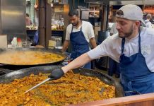 La paella más viral de Londres no la cocinan españoles