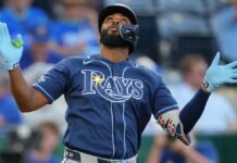 Caminero pega HR en 5to partido al hilo para extender racha de Rays