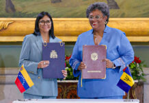 Venezuela y Barbados crean comisión mixta y apuntan a fortalecer relación comercial