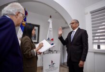 Faride Raful juramenta a José Benedicto Hernández como director del Instituto Nacional de Migración