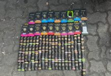 DNCD intercepta 100 vapers llenos de un líquido presumiblemente marihuana