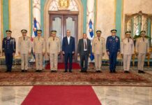 Abinader tomó juramento a los nuevos comandantes generales del Ejército y la Fuerza Aérea y director de PN