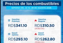 Gobierno sube tres pesos a la gasolina y al gasoil regular