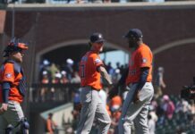 Astros aseguran la serie en San Francisco apoyados en pitcheo y bateo oportuno