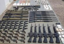 Policía ocupa 109 armas fuego y drogas en región Enriquillo