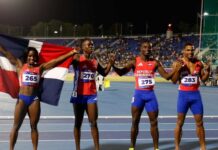 El relevo mixto dominicano de 4x100m es descalificado y pierde la medalla de oro