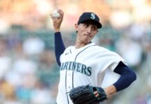Raleigh sigue con su racha de jonrones, Kirby poncha a 9 y Mariners vencen a Phillies