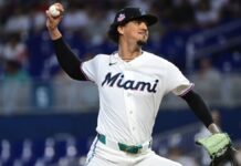 Pérez luce sólido en la 7ma victoria consecutiva de los Marlins contra los Nacionales