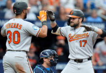 Orioles se afianzan en la lucha por el Comodín con su 3ra victoria seguida ante los Rays