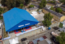 Abinader inaugura techado de centro educativo en Cambita en beneficio de 700 estudiantes y toda la municipalidad