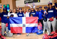 Selección dominicana de béisbol U-15 parte a México a competir en la Copa Mundial