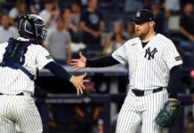 Heliot Ramos sustituye a Aaron Judge y conecta cuadrangular de tres