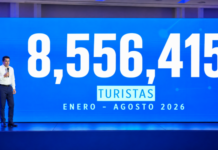 RD supera 8.5 millones de visitantes entre enero y agosto
