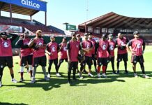 Gigantes del Cibao inician entrenamientos con la presencia de 42 jugadores