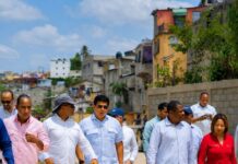 Diputados SDO destacan avance en saneamiento cañadas ejecuta la CAASD en ese municipio