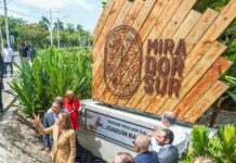 ADN oficializa con una tarja el nombre Parque Mirador Sur Dr. Joaquín Balaguer