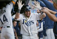 Peralta gana por cuarta vez seguida por los Rays