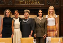 Primera dama Raquel Arbaje destaca iniciativas de protección y bienestar de la niñez durante encuentro en Nueva York