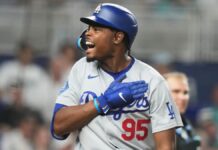 Josue De Paula conectó su primer cuadrangular, pero Dodgers caen