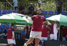 República Dominicana domina los sencillos ante Egipto en la Copa Davis