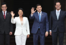 Keiko Fujimori y Marco Rubio confirman el ingreso de Perú al Escudo de las Américas