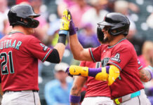D-backs mantienen esperanzas de playoffs y vencen a Rockies 12-8 con jonrones tempranos