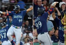 Lázaro Montes debuta con jonrón y 2 impulsadas; Mariners vencen a Red Sox