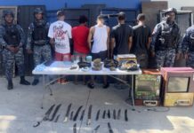 Policía detiene a cinco personas tras 15 intervenciones en Capotillo