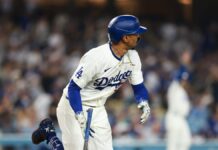 Mookie Betts conecta un jonrón de 3 carreras y los Dodgers ganan 7-5 a Nacionales