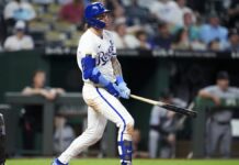 Jensen (3 extrabases) y Caglianone lideran la ofensiva de los Reales